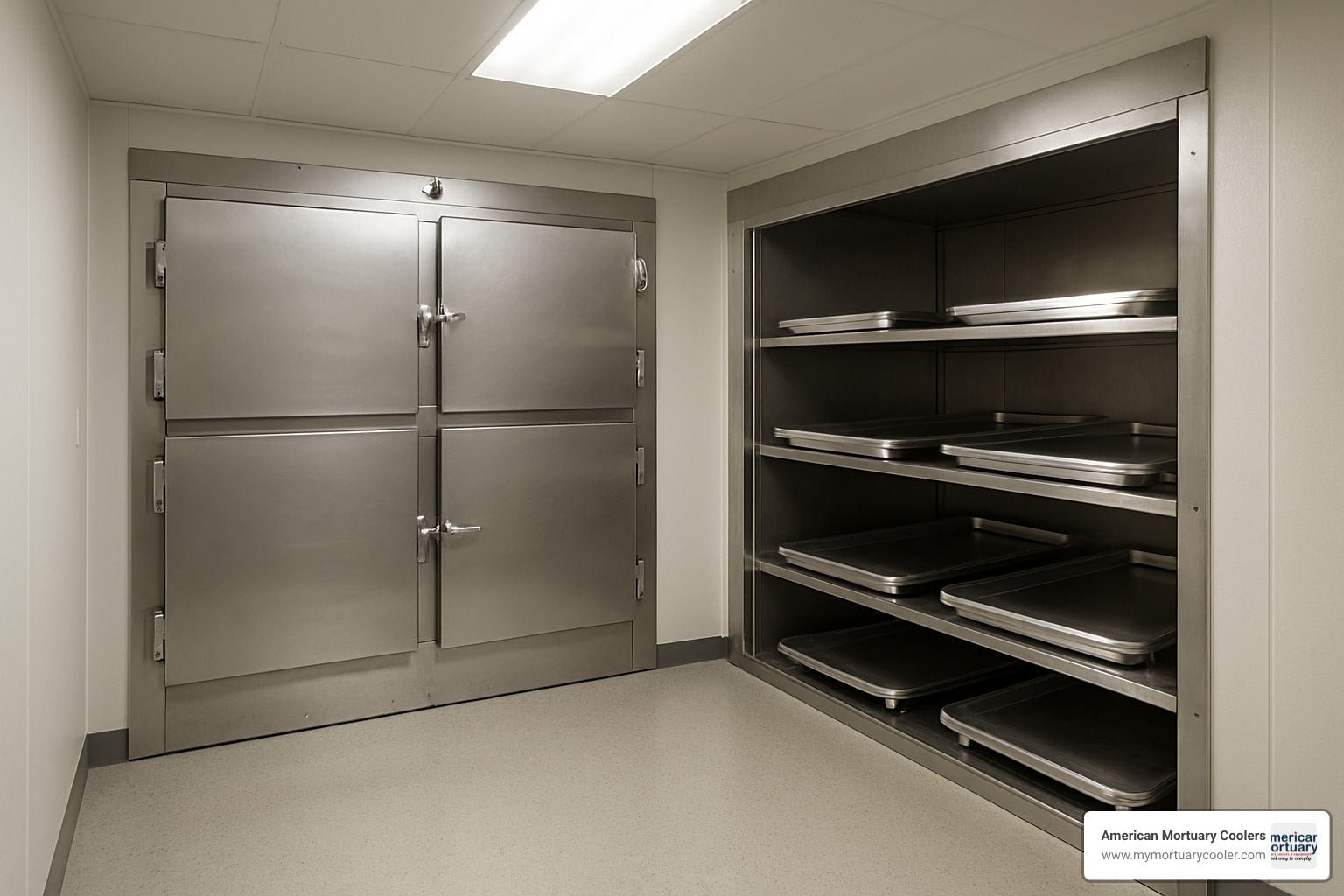 An Essential Guide to 10 x 20 Mortuary Cooler Features & Specs - American Mortuary Coolers & Equipments An Essential Guide to 10 x 20 Mortuary Cooler Features & Specs - American Mortuary Coolers & Equipments